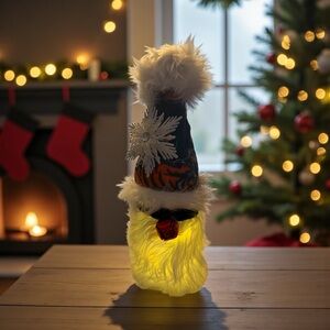 Bengals Festive Gnome Light with Faux Fur Hat